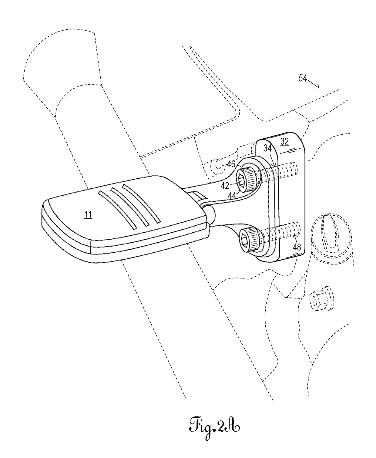 Method of mounting a flag holder mount onto a motorcycle