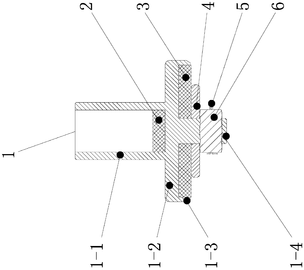Valve element structure of one-way valve