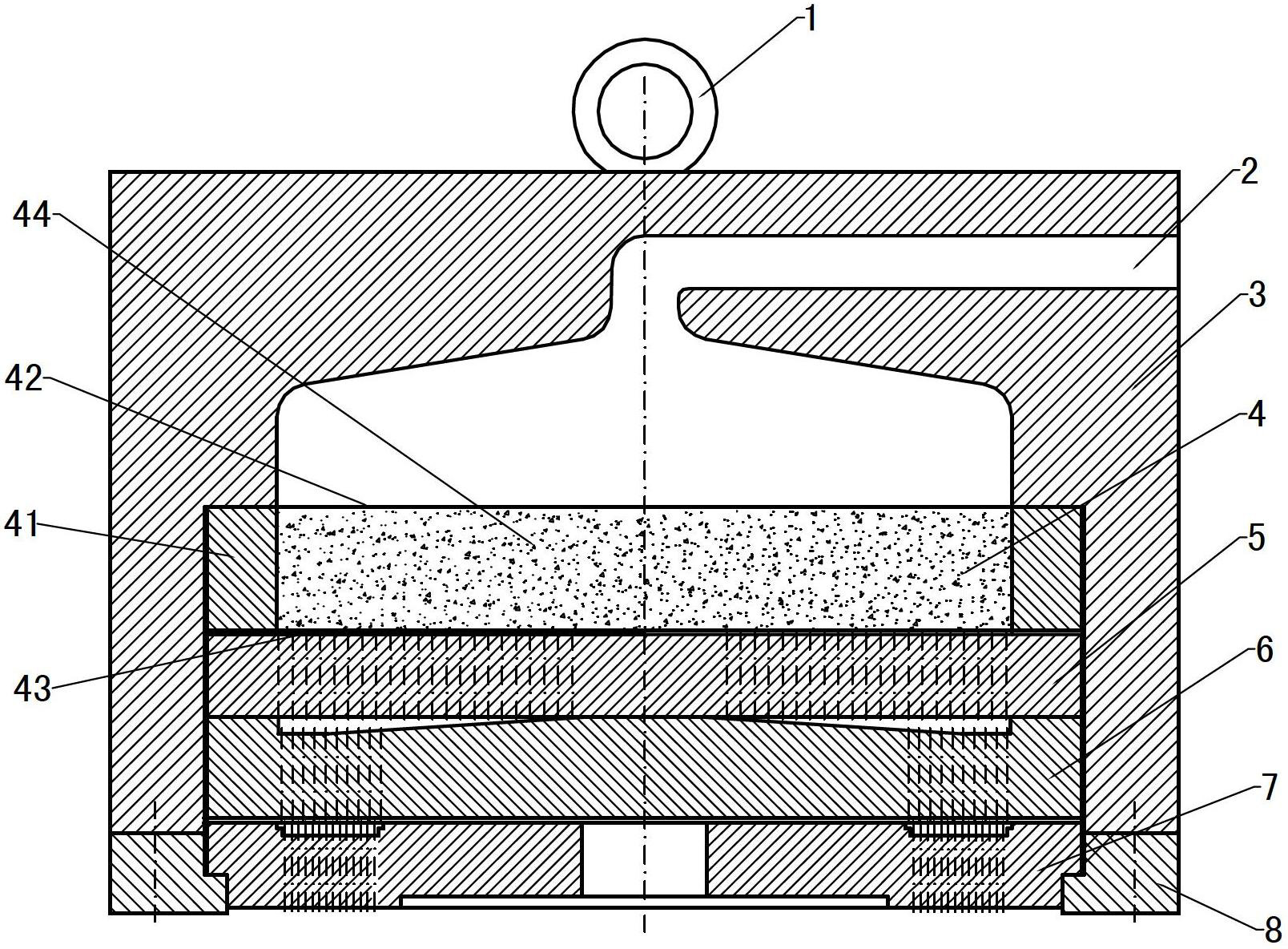 Spinning device of regenerated polyester fibers