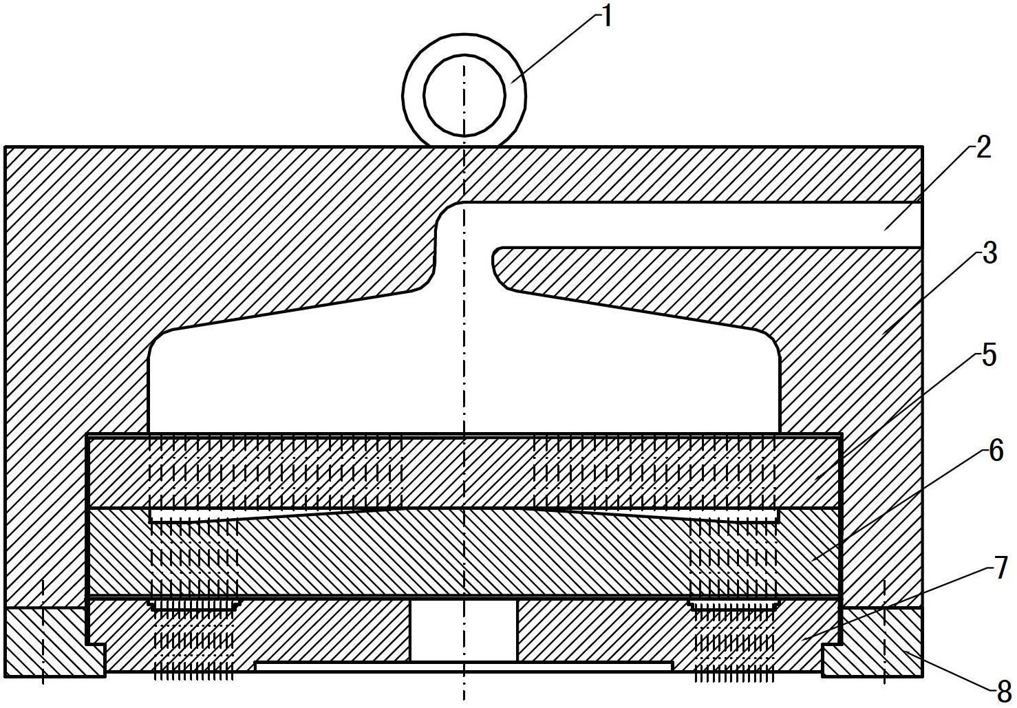 Spinning device of regenerated polyester fibers