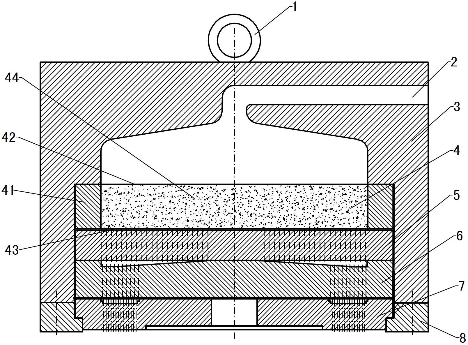 Spinning device of regenerated polyester fibers