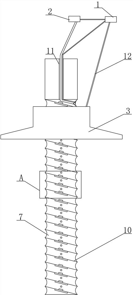 Self-adjusting bolt device and method for strengthening layered wading rock mass in hydrofluctuation zone