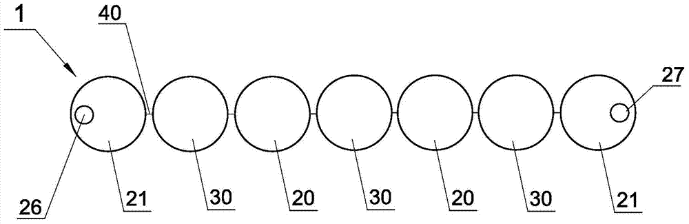 Multi-segment cleaning device