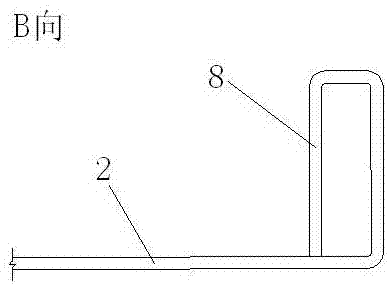 A fuel tank cover opening and closing fixture