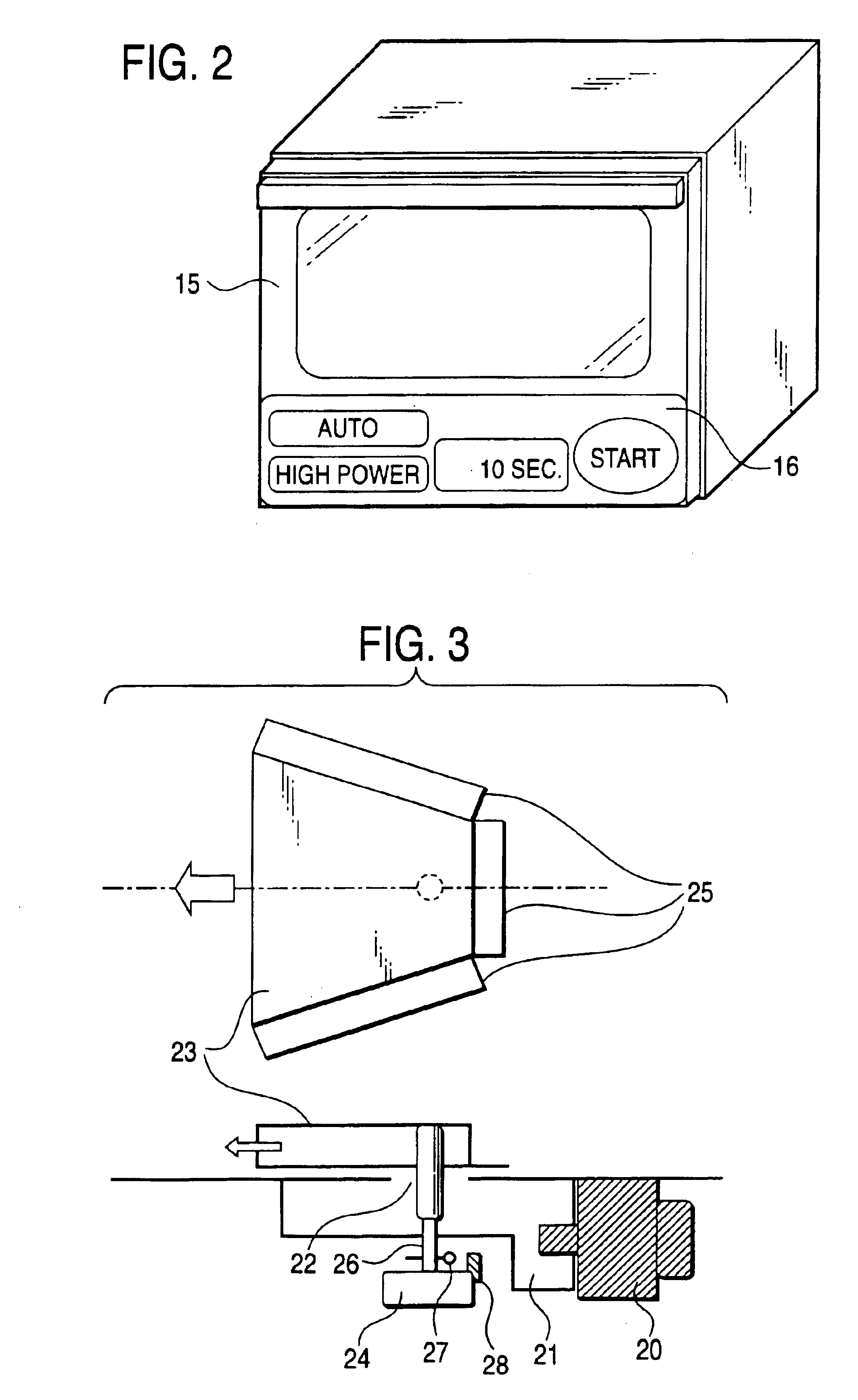 Temperature detection unit in a high-frequency heating and cooking apparatus