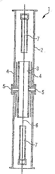 Thermal vacuum deposition method and device