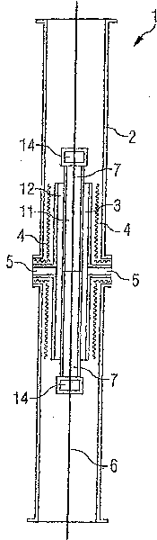 Thermal vacuum deposition method and device