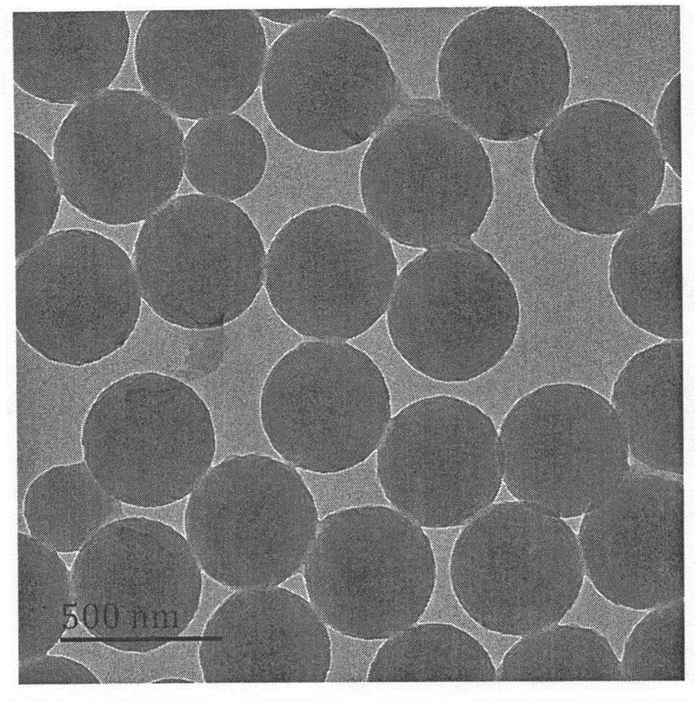 Mesoporous silica nano hollow sphere and preparation method thereof