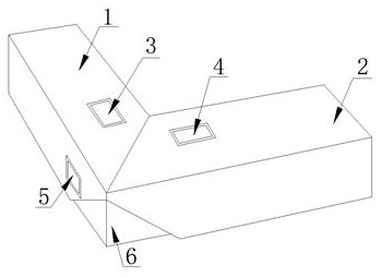 Round corner tenon combination structure of solid wood furniture