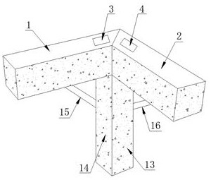 Round corner tenon combination structure of solid wood furniture