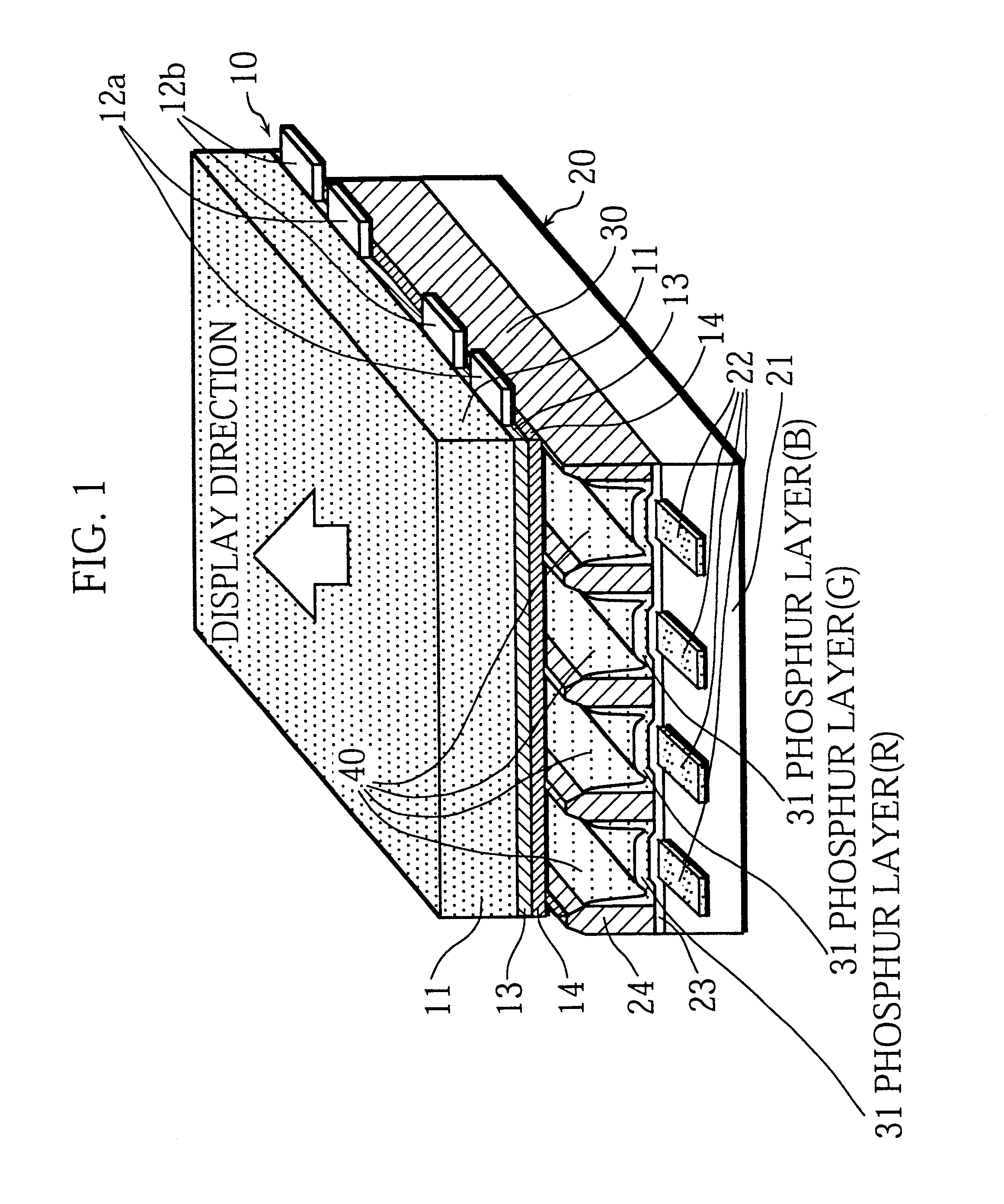 Plasma display panel manufacturing method for manufacturing a plasma display panel with superior picture quality, a manufacturing apparatus and a phosphor ink