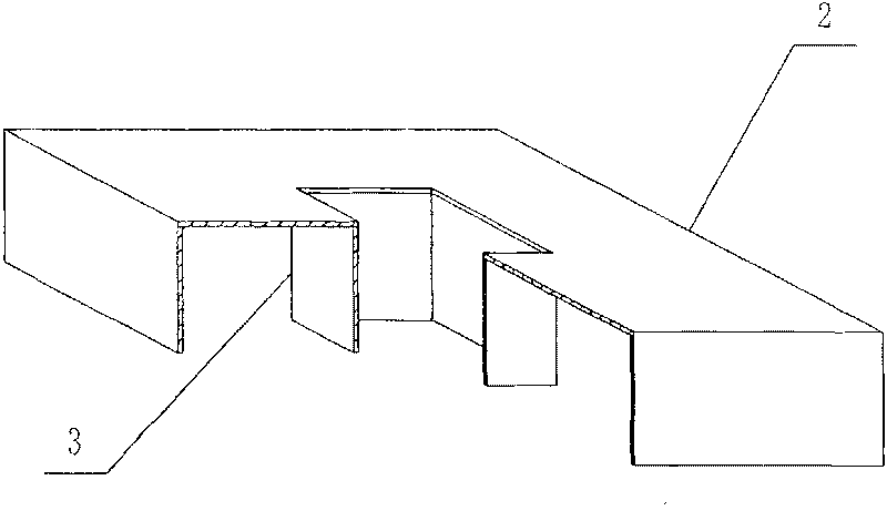 Thin-wall box for cast-in-situ concrete filling and its manufacturing method and die for manufacturing the same