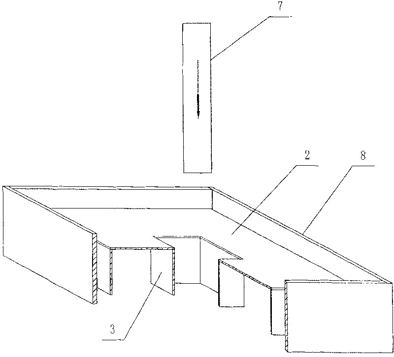 Thin-wall box for cast-in-situ concrete filling and its manufacturing method and die for manufacturing the same