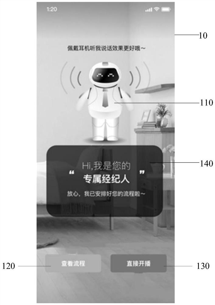 Data processing method and device for live broadcast room