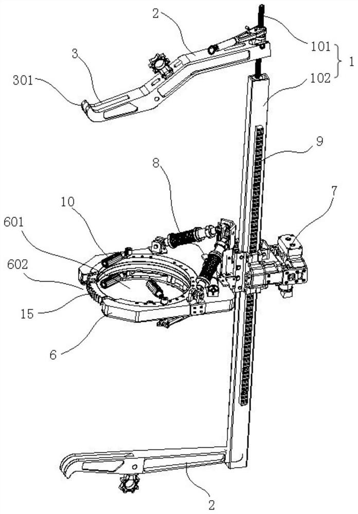 Insulator string surface cleaning device