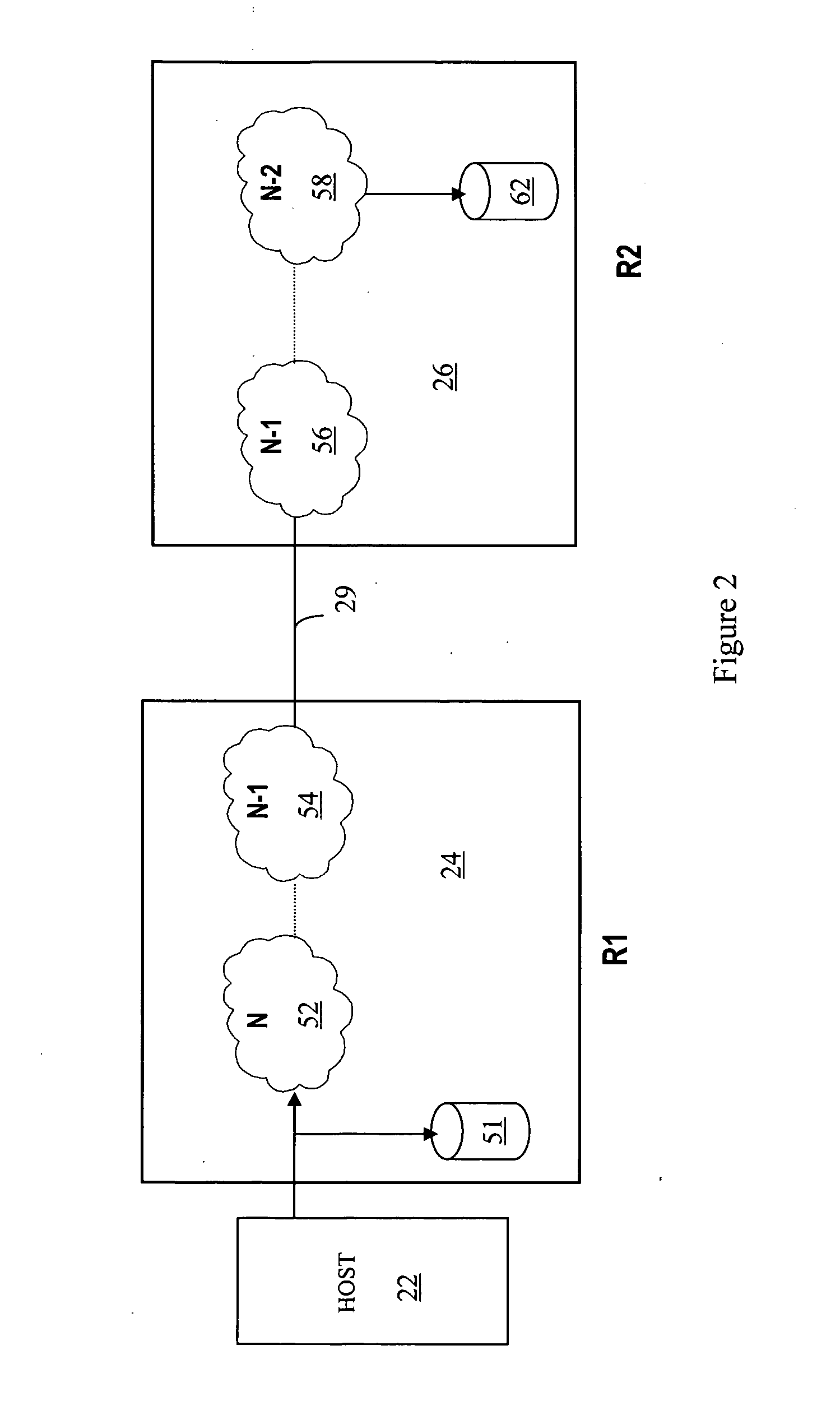 Resumption of operations following failover in connection with triangular asynchronous replication