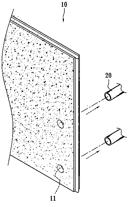 Method facilitating conveying of partition wall with light ceramsites and formula of partition wall