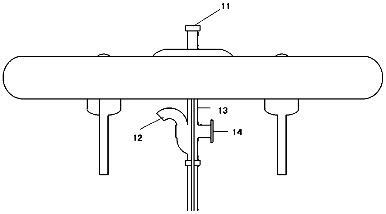 Ultra-high-rise building fire extinguishing system and method based on unmanned aerial vehicle carrying