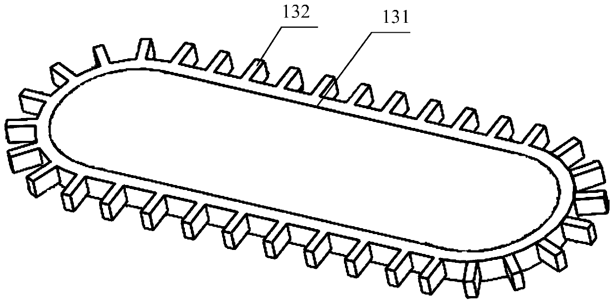 Combing type serrated mechanical arm and control method thereof