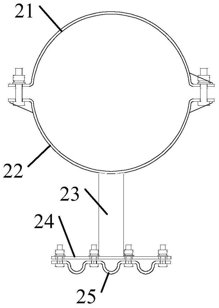 A lower household cable mechanism and construction method of the lower household cable mechanism