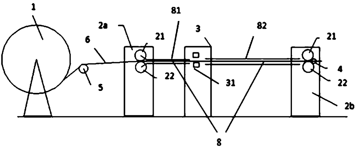 A fixed-length steel strand cutting machine and its processing method