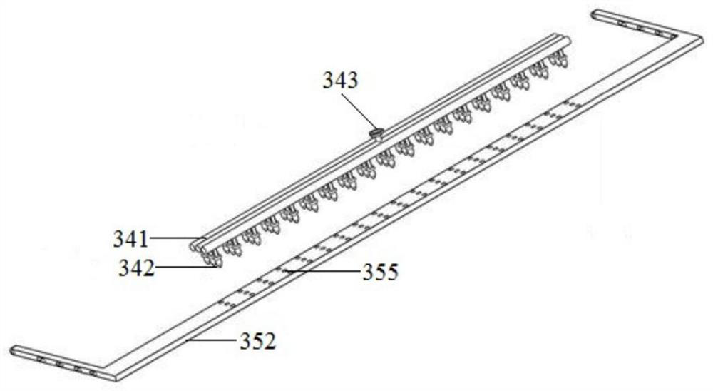 A variable stern structure suitable for ice breaking operations at the stern of an icebreaker