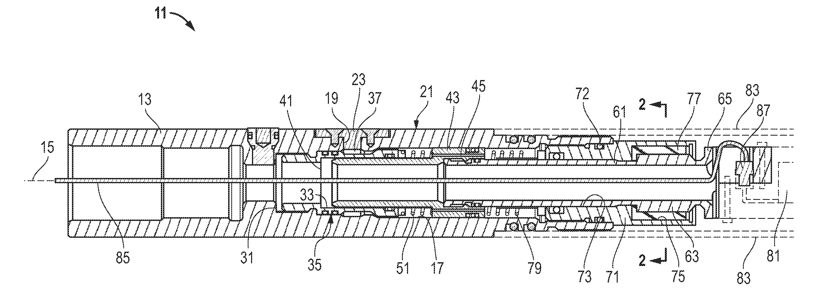 System, method and apparatus for protecting downhole components from shock and vibration