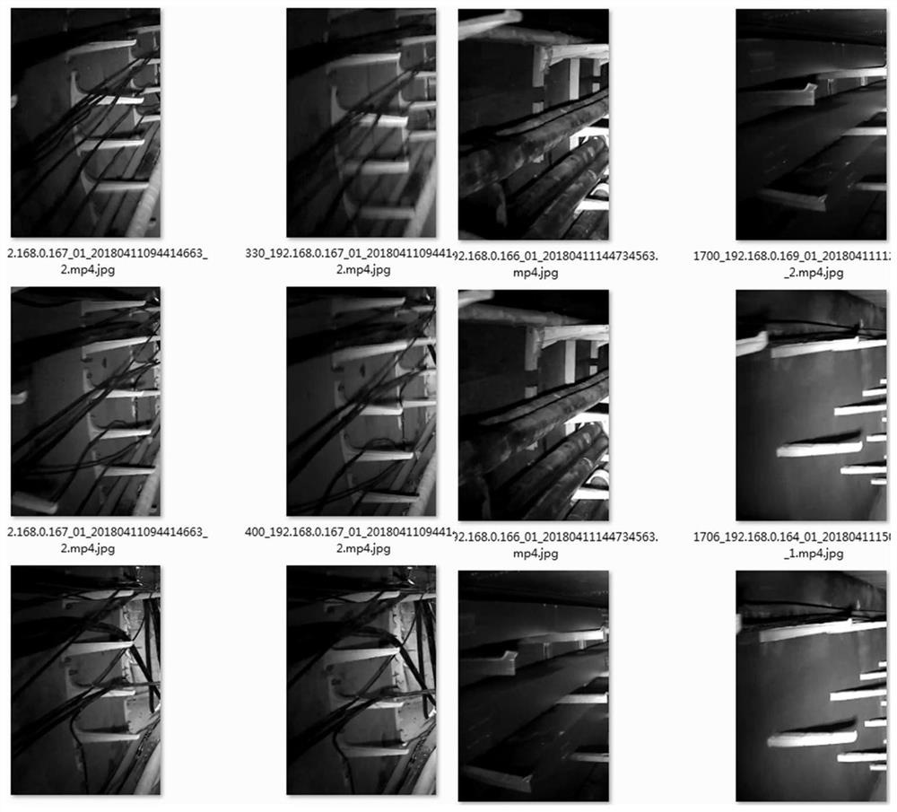 Pipe gallery video intelligent analysis method and system based on cloud processing