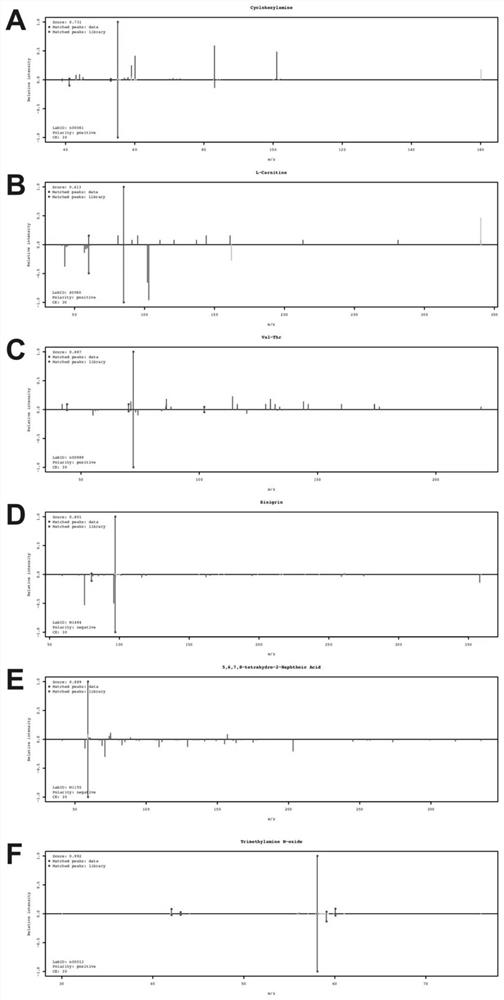 Screening method of blood plasma molecular markers for diagnosing cervical cancer based on metabonomics