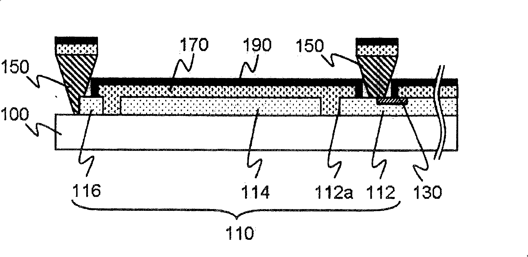 Series organic luminescent assembly and method for manufacturing same