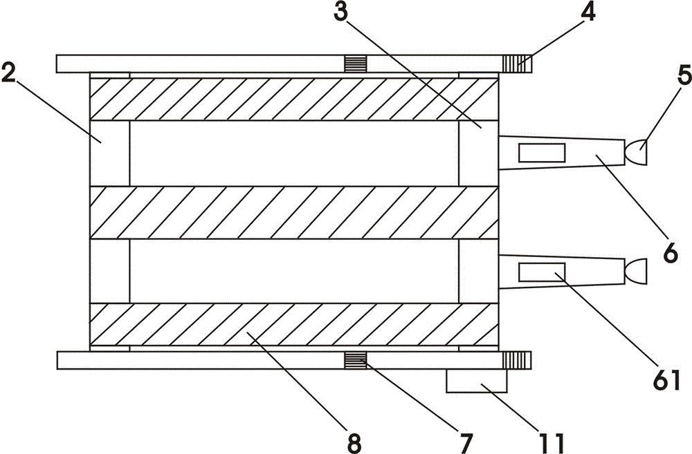 Steel tube conveying device