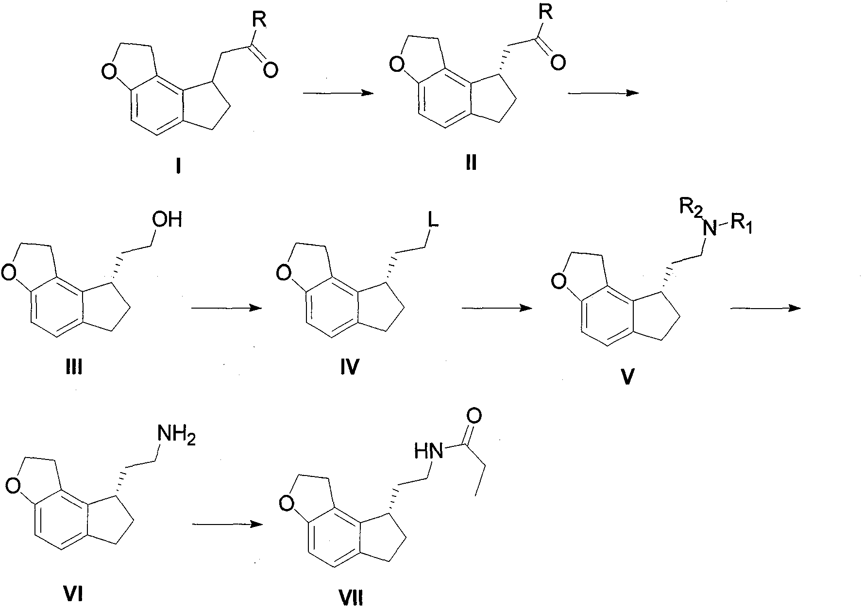 Method for synthesizing Ramelteon