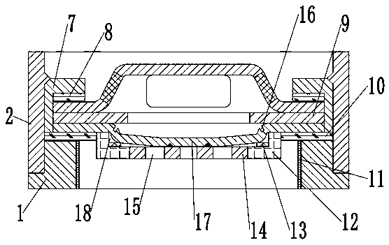 Sealed safe combined lithium battery cap