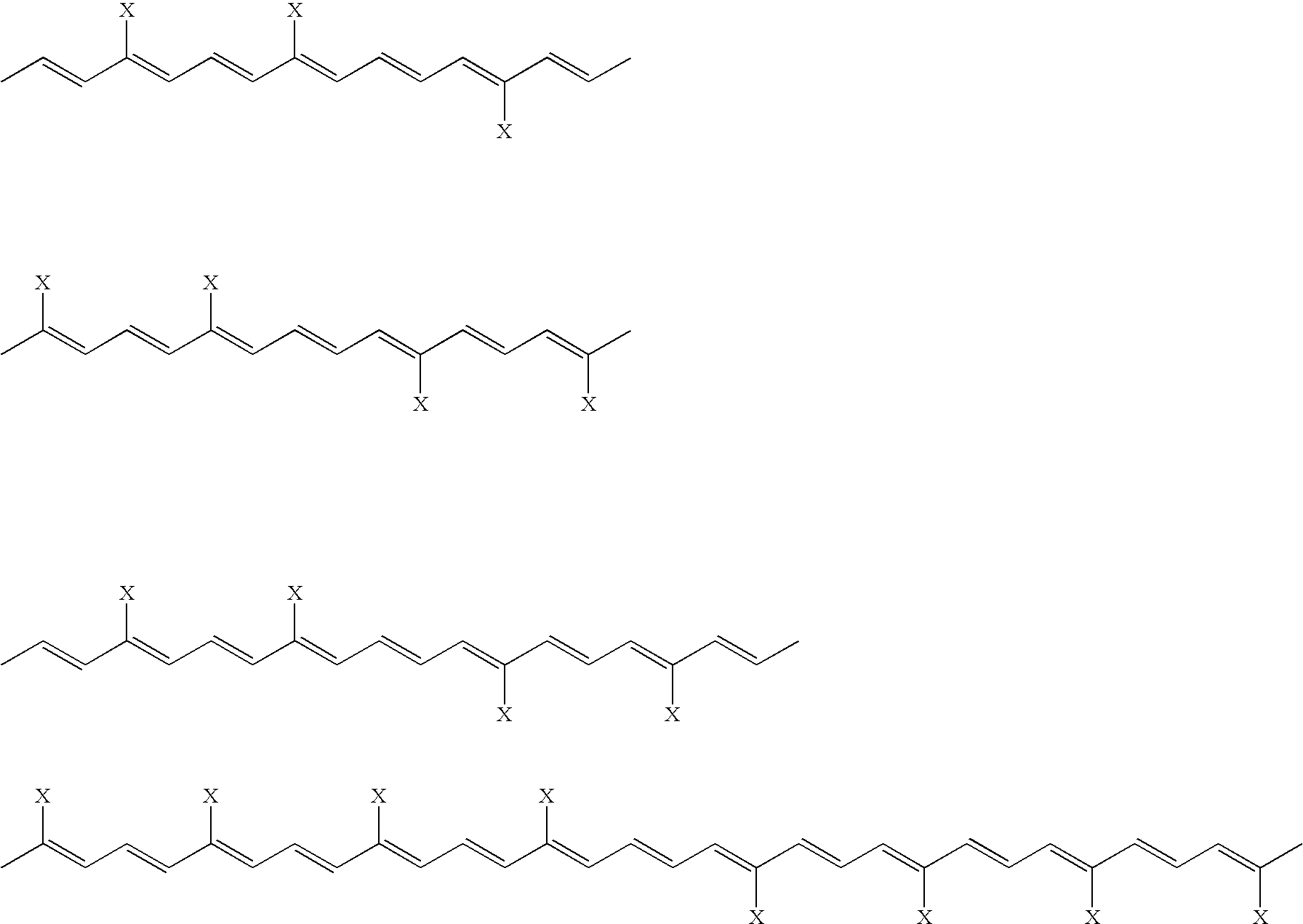 Bipolar trans carotenoid salts and their uses