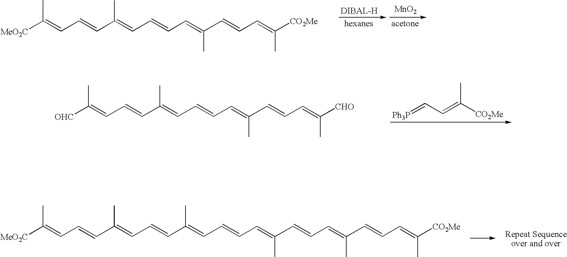 Bipolar trans carotenoid salts and their uses