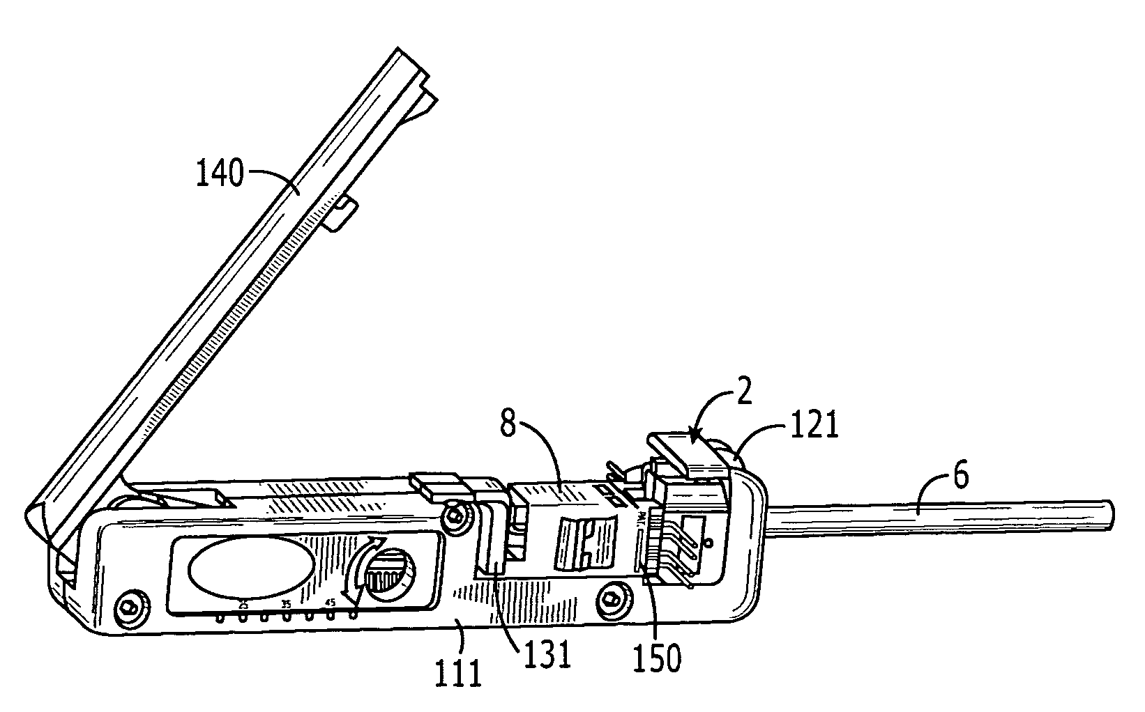 Cable terminating apparatus