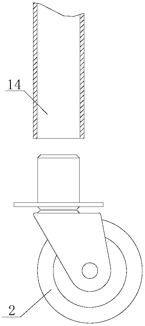 Pipeline conveying device for interior of integrated pipe rack