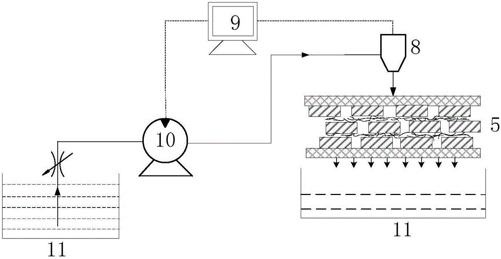 Interlaminar-toughened laminated composite material and preparation method thereof