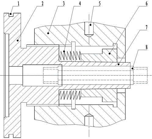 Lathe fixture for inner hole processing of screw sleeve parts