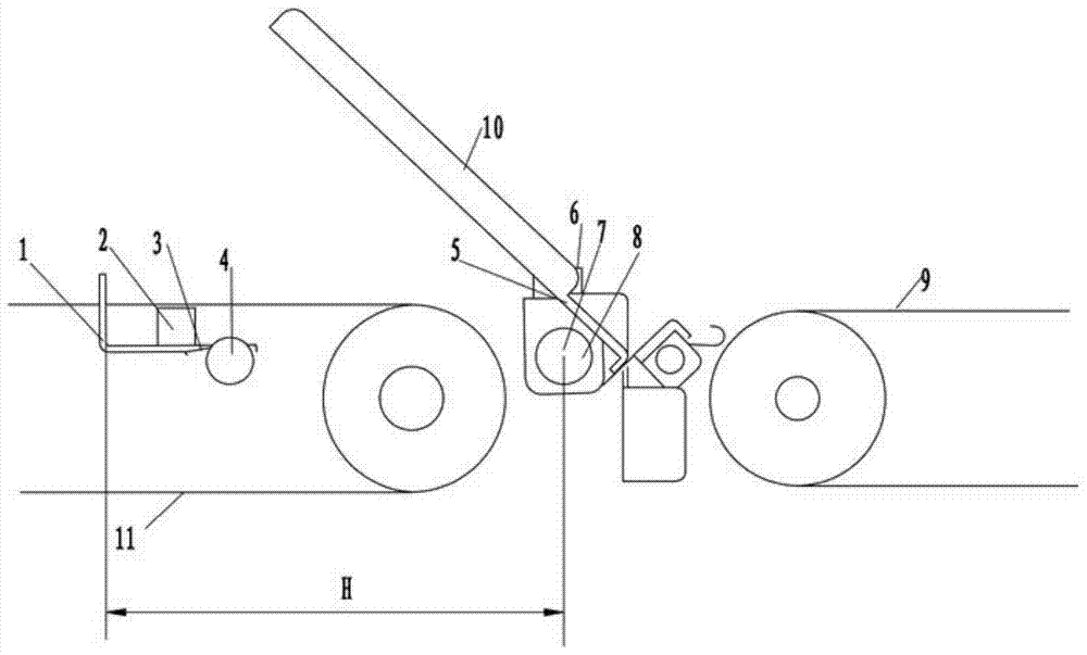 A banknote handle turning unit