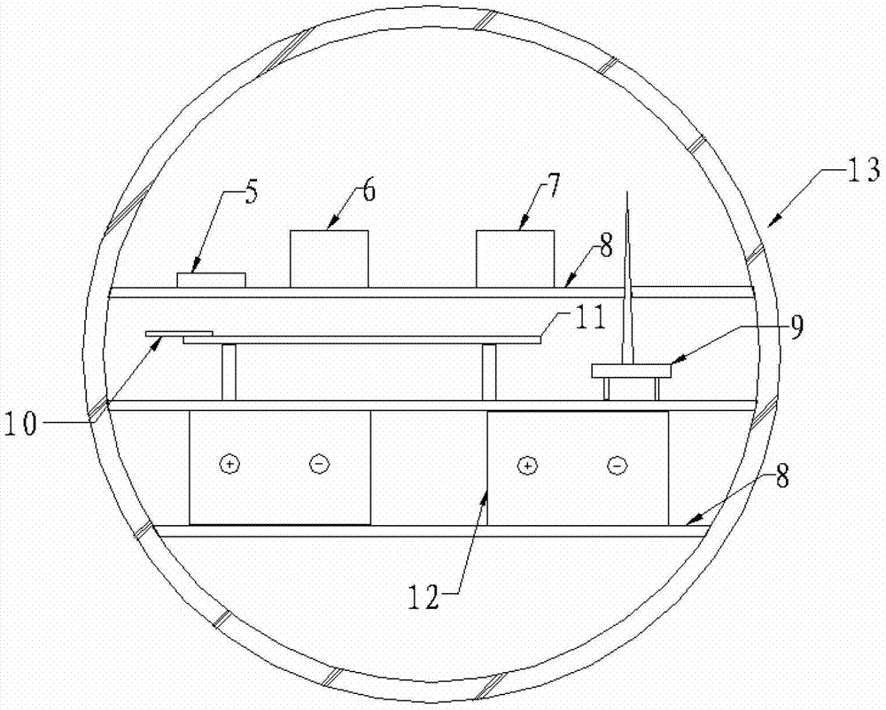 Device and method for detection and location of submarine oil pipeline leakage
