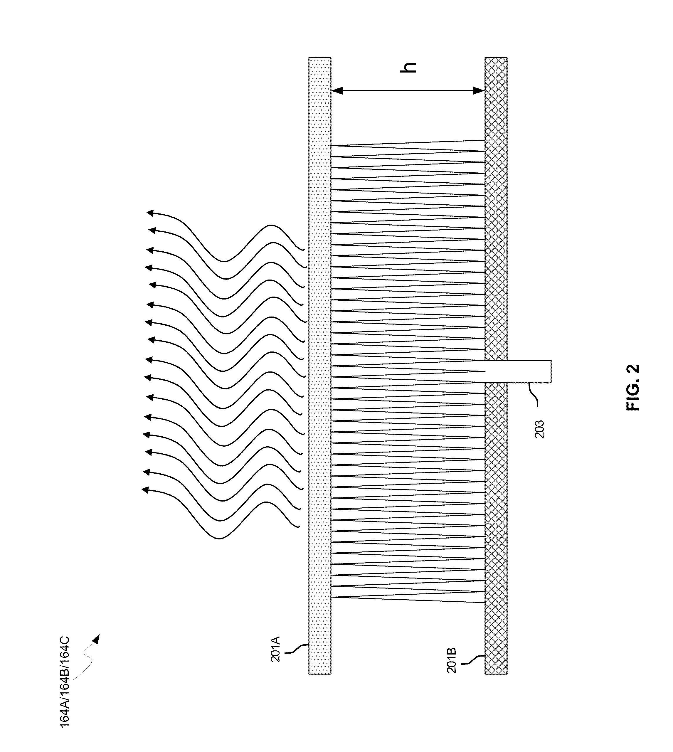 Method and System for a Leaky Wave Antenna as a Load on a Power Amplifier