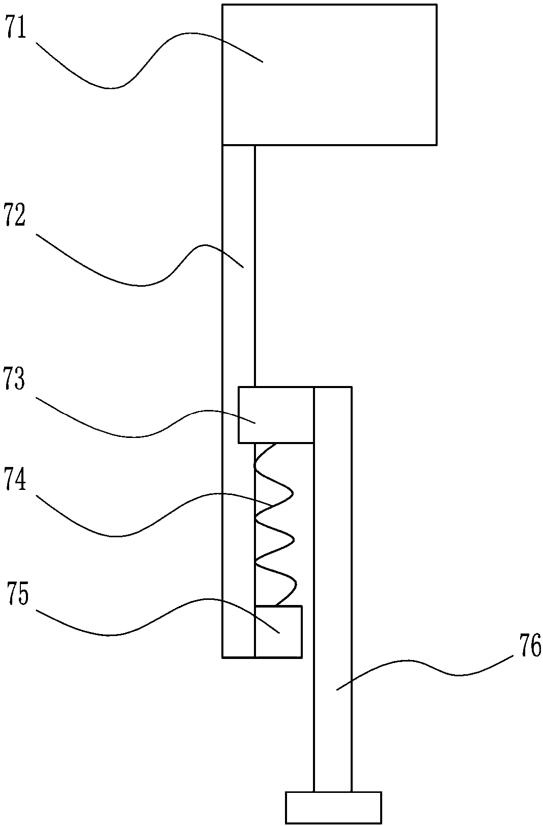 Automatic printing device of carton cardboard