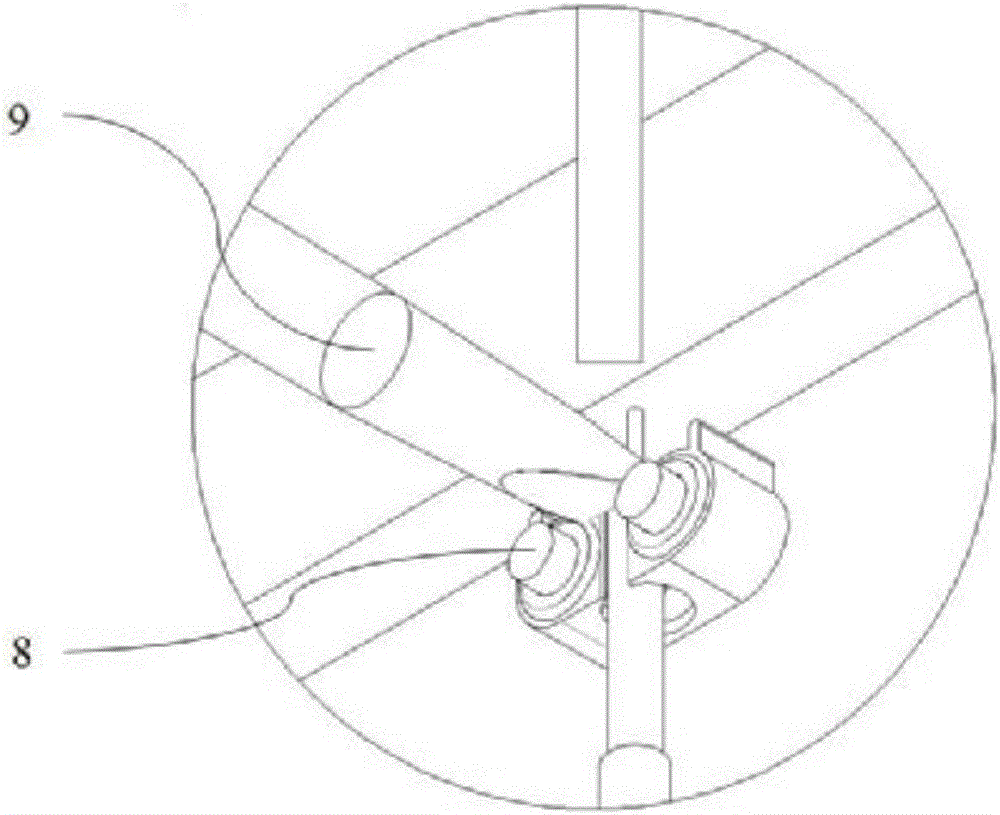 Automatic welding device of coaxial cable outer conductor and adapter base and welding method