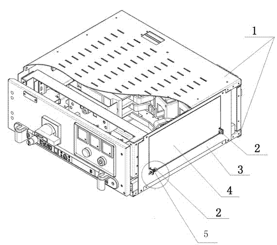 Pressure-relief and antibump apparatus of low-voltage draw-out switch cabinet