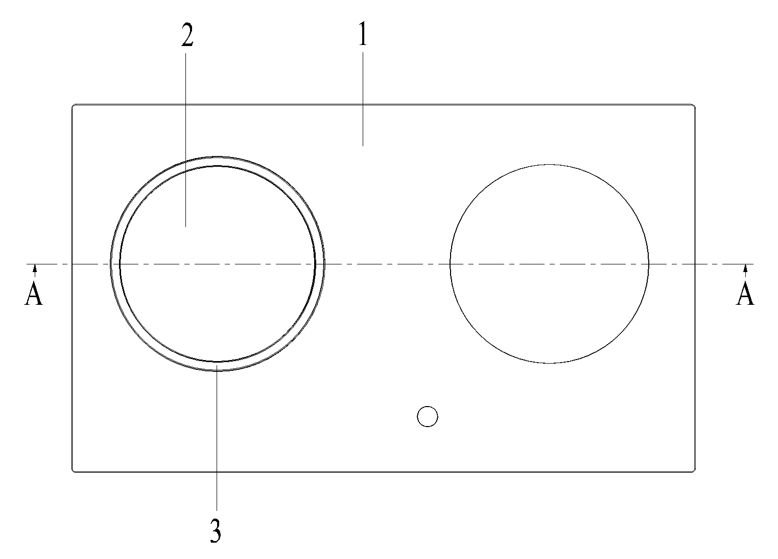 A connection structure of an electromagnetic cooktop
