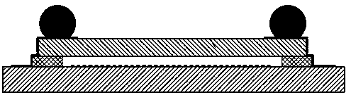 Airtight wafer level packaging structure and process of surface acoustic wave device