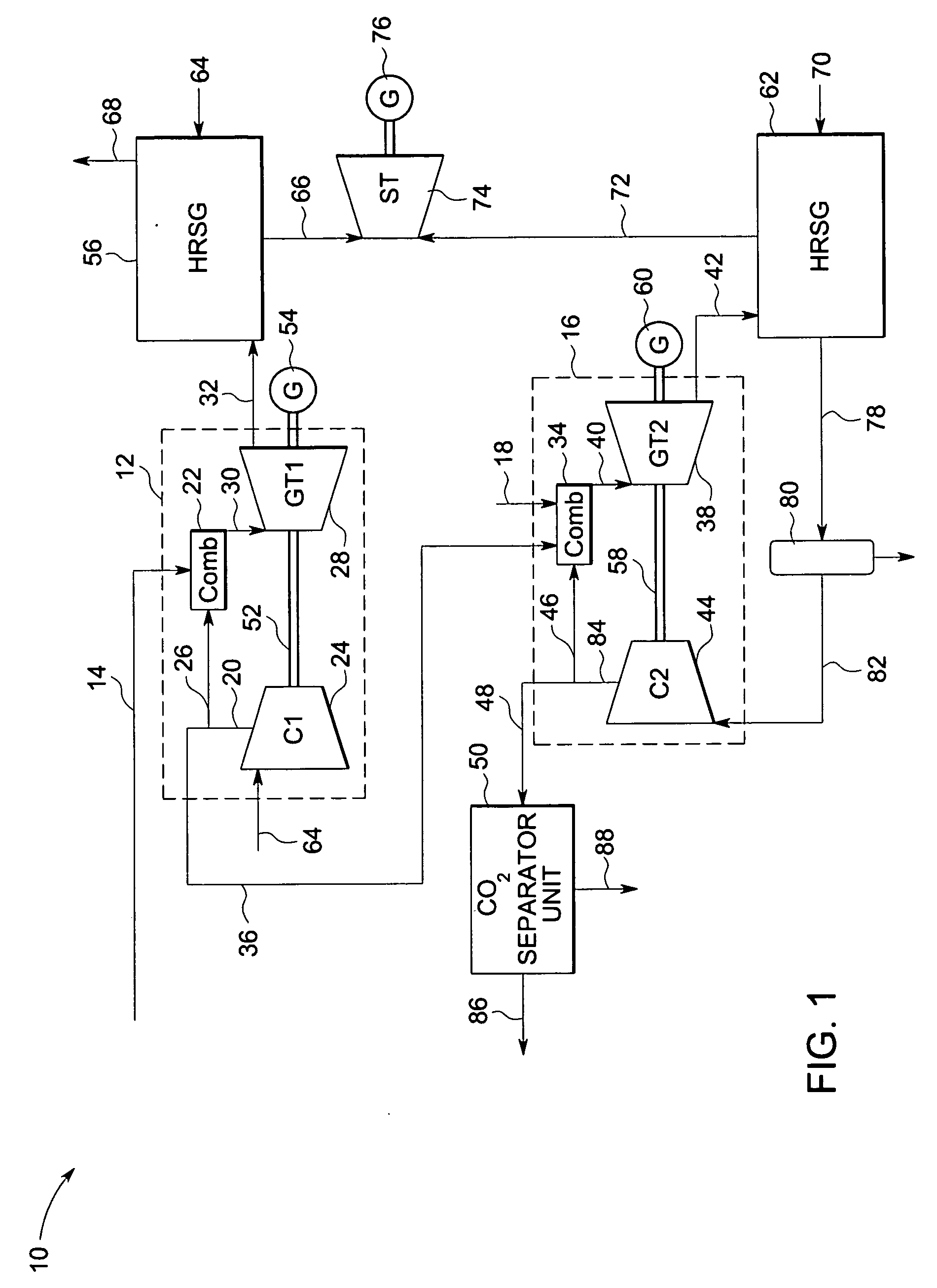 Systems and methods for power generation with carbon dioxide isolation