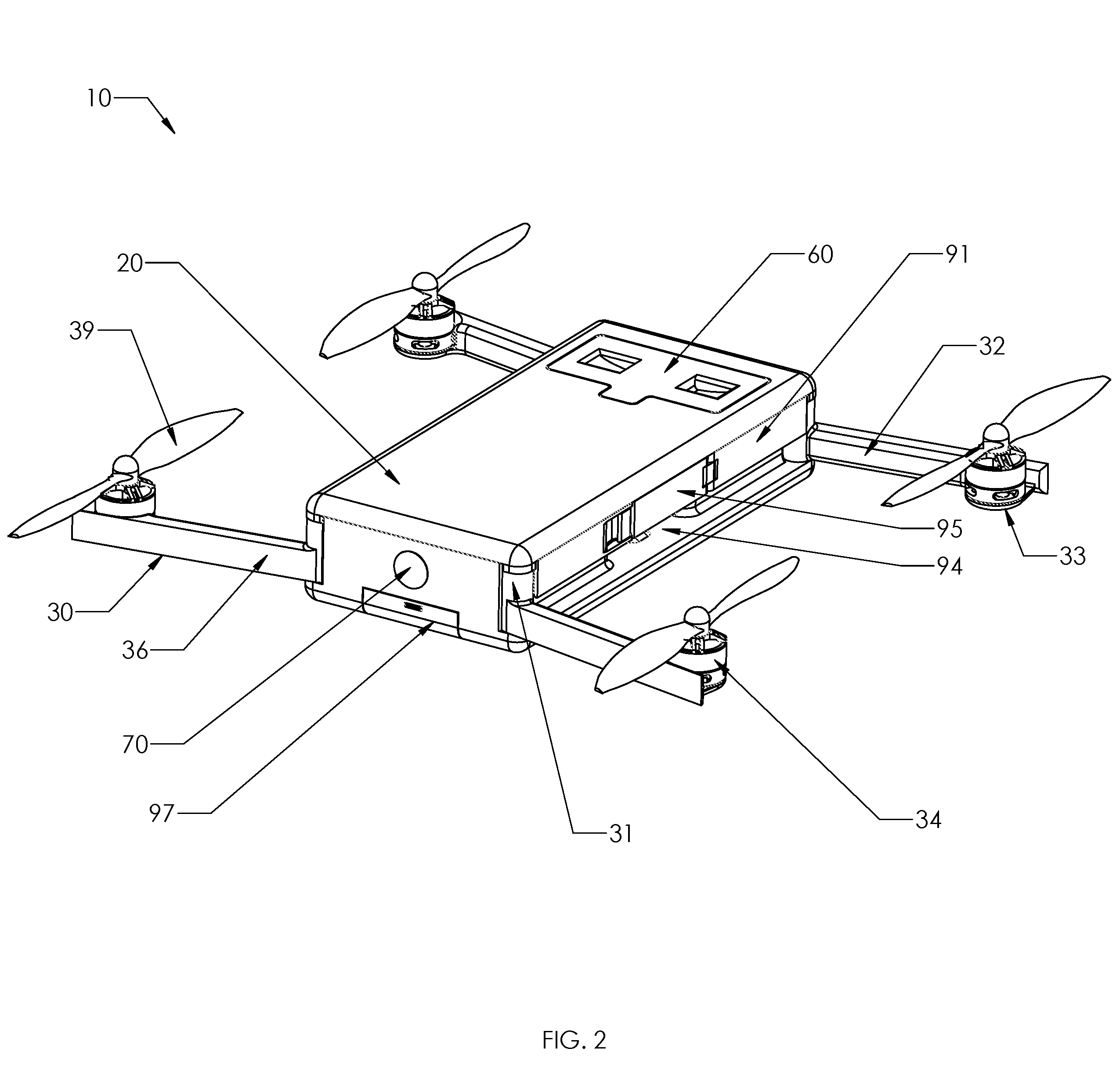 Self-enclosed air vehicle