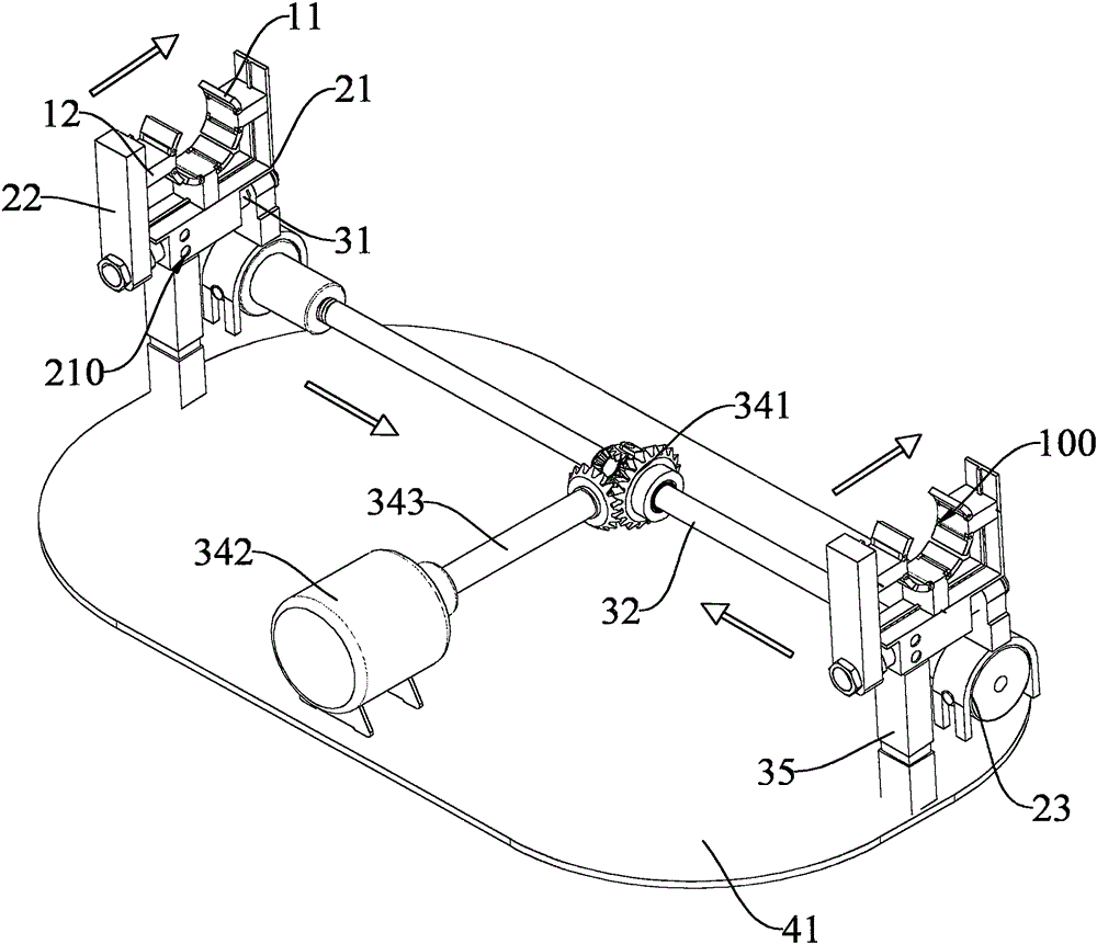 Clamping mechanism for material shearing